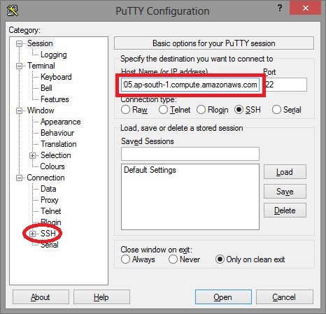 How to connect ec2 instance using putty