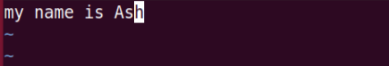 Linux vi commands