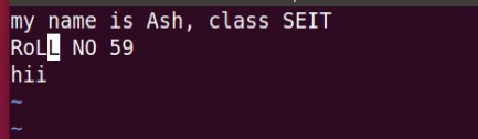 Linux vi commands