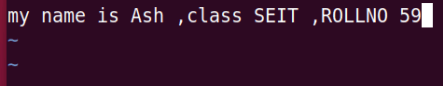 a command