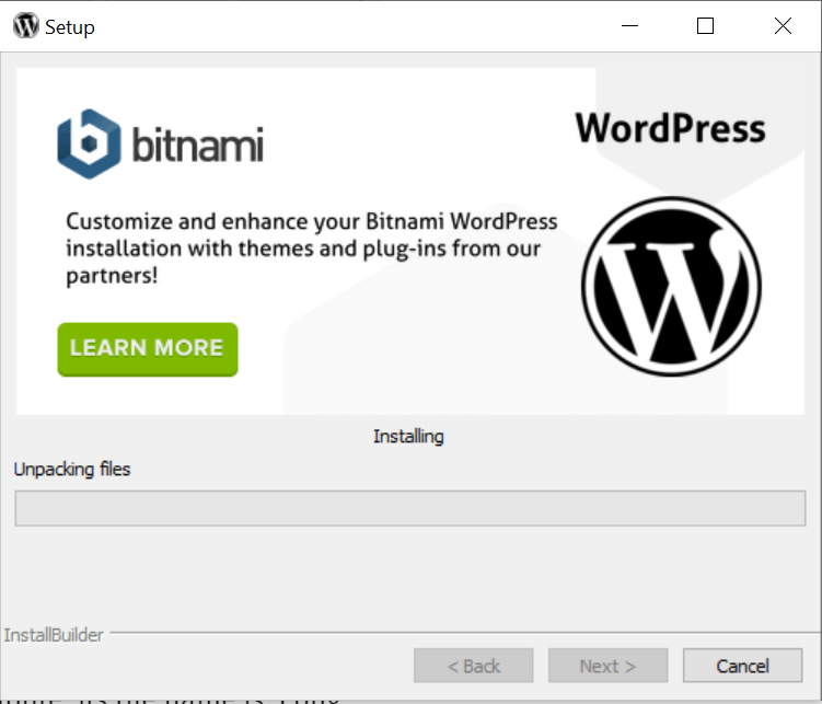 Installing WordPress With Bitnami