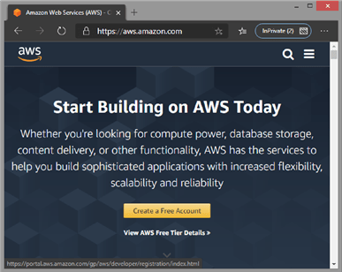 aws sign up