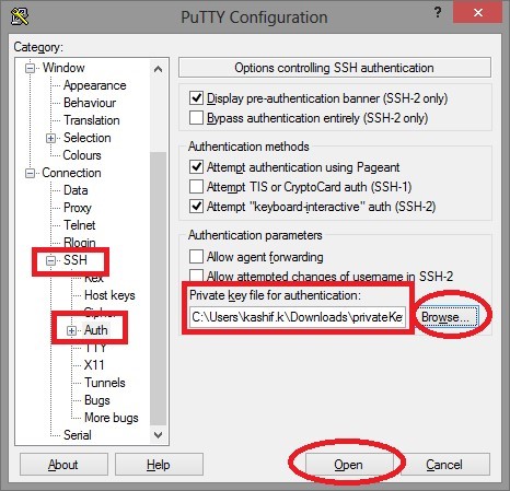 How to connect ec2 instance using putty