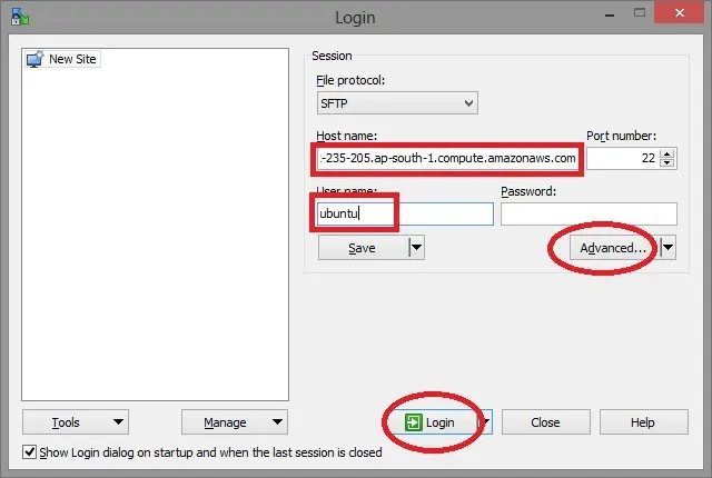 upload files to AWS ec2