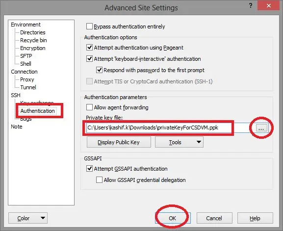 upload files to AWS ec2