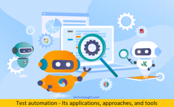 Test automation - Its applications, approaches, and tools