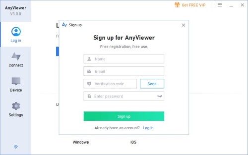 anyviewer signup