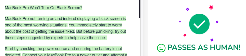 MacBook Pro won't turn on